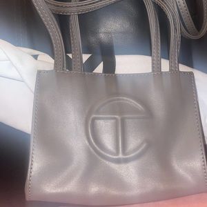 Grey telfar mini bag